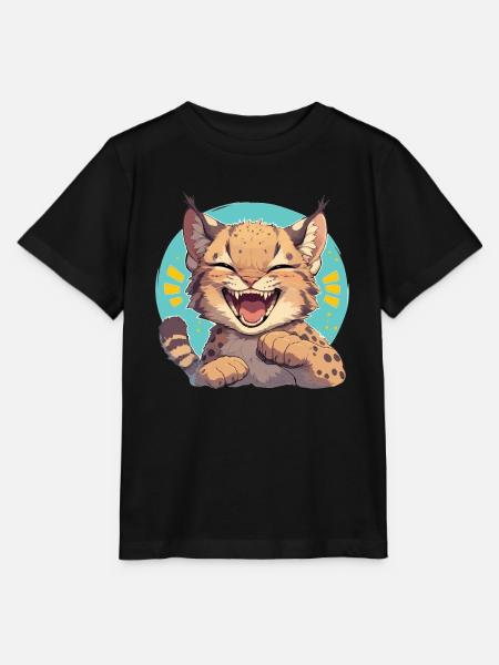 Bobcats Rotluchse Rotluchs Luchs - Stanley/Stella Kinder T-Shirt MINI CREATOR  - Schwarz