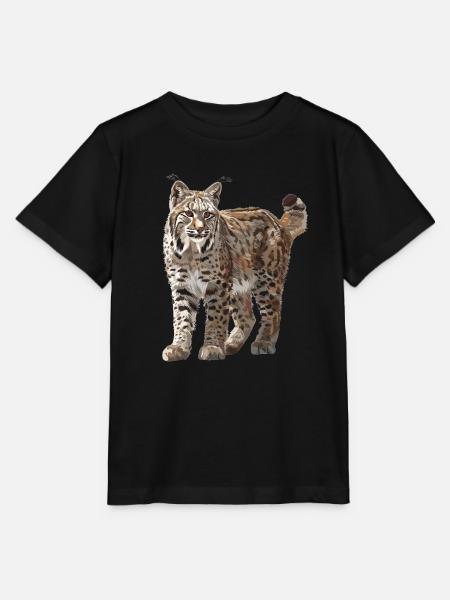 Bobcats Rotluchse Rotluchs Luchs - Stanley/Stella Kinder T-Shirt MINI CREATOR - Schwarz