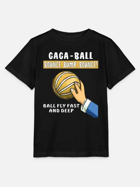 GAGA BALL BOUNCE, BUMP, BOUNCE! - Stanley/Stella Kinder T-Shirt MINI CREATOR  - Schwarz