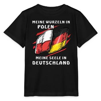 RACINES EN POLOGNE SOUL EN ALLEMAGNE - T-shirt bio MINI CREATOR Stanley/Stella Enfant - noir - Devant - Mikhail (115cm)