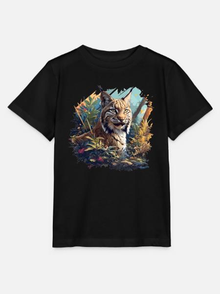 Bobcats Rotluchse Rotluchs Luchs - Stanley/Stella Kinder T-Shirt MINI CREATOR  - Schwarz