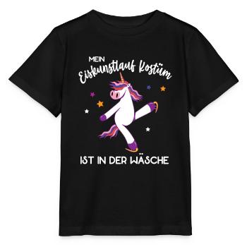Eiskunstlauf Kostüm ist in der Wäsche Eistanz - Stanley/Stella Kinder T-Shirt MINI CREATOR  - Schwarz - Vorne - Mikhail (115cm)