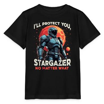 ROBOTER - Stanley/Stella Kinder T-Shirt MINI CREATOR  - Schwarz - Vorne - Mikhail (115cm)
