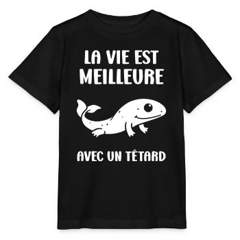 Têtard - T-shirt bio MINI CREATOR Stanley/Stella Enfant - noir - Devant - Mikhail (115cm)