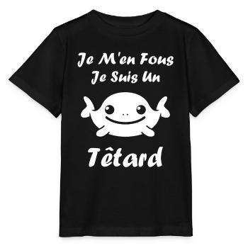 Têtard - T-shirt bio MINI CREATOR Stanley/Stella Enfant - noir - Devant - Mikhail (115cm)