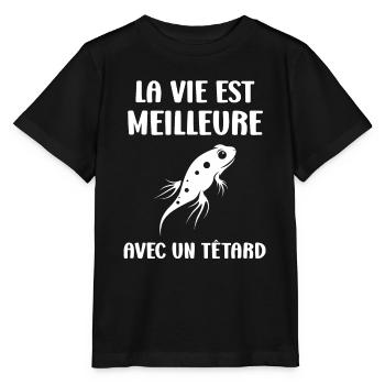Têtard - T-shirt bio MINI CREATOR Stanley/Stella Enfant - noir - Devant - Mikhail (115cm)