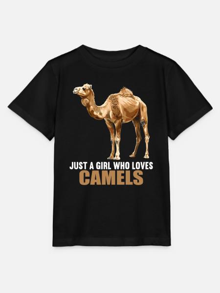 Camel Kamele Kamel - Stanley/Stella Kinder T-Shirt MINI CREATOR - Schwarz