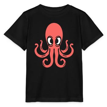 Squid - Stanley/Stella MINI CREATOR Kids’ T-Shirt - black - Front - Mikhail (115cm)