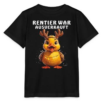 DUCK REINDEER A ÉTÉ VENDU - T-shirt bio MINI CREATOR Stanley/Stella Enfant - noir - Devant - Mikhail (115cm)