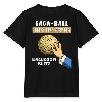 GAGA BALL INTO THE ARENA - Stanley/Stella Kinder T-Shirt MINI CREATOR  - Schwarz - Vorne - Mikhail (115cm)