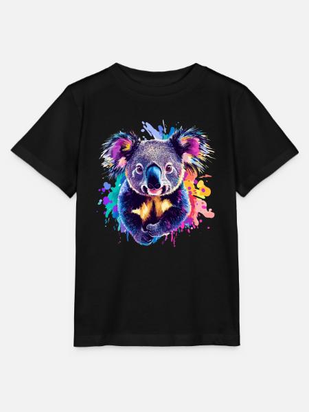 Koala - Stanley/Stella Kinder T-Shirt MINI CREATOR - Schwarz