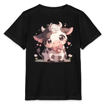 Cows Cow - Stanley/Stella MINI CREATOR Kids’ T-Shirt - black - Front - Mikhail (115cm)