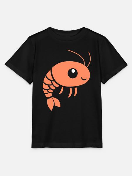 Garnele - Stanley/Stella Kinder T-Shirt MINI CREATOR - Schwarz