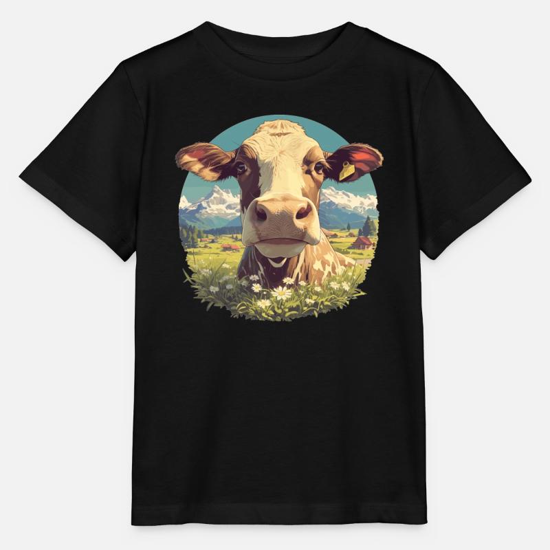 Vaches Vache - T-shirt bio MINI CREATOR Stanley/Stella Enfant - noir