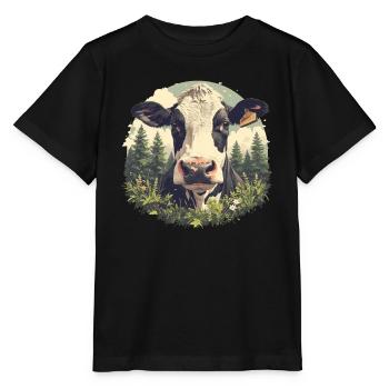Cows Cow - Stanley/Stella MINI CREATOR Kids’ T-Shirt - black - Front - Mikhail (115cm)
