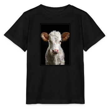 Cows Cow - Stanley/Stella MINI CREATOR Kids’ T-Shirt - black - Front - Mikhail (115cm)