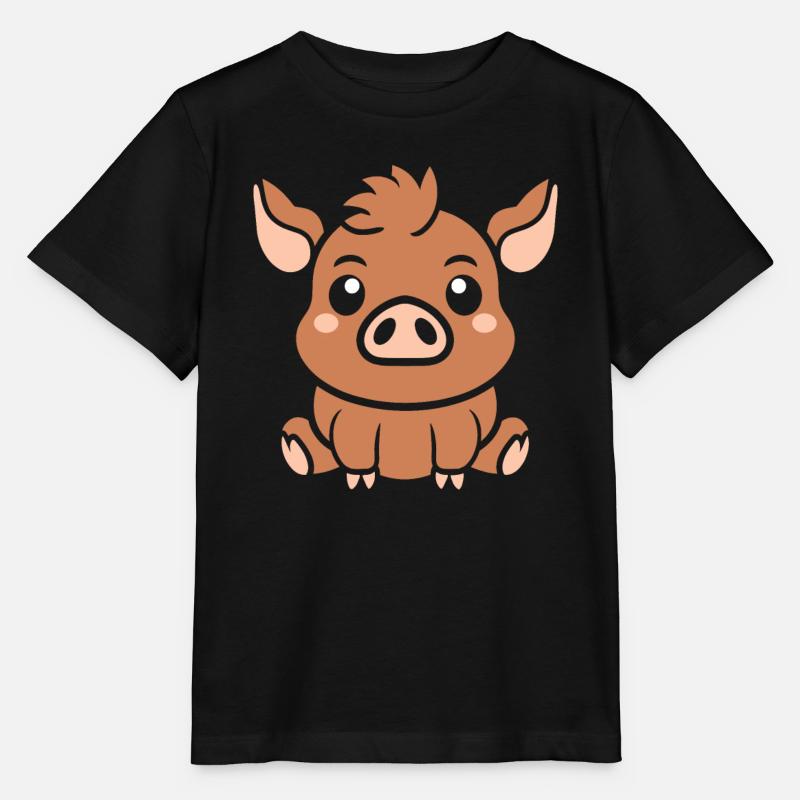 Sanglier - T-shirt bio MINI CREATOR Stanley/Stella Enfant - noir