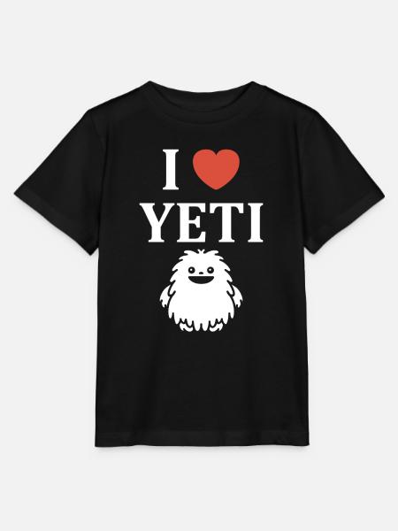 Yeti - Stanley/Stella Kinder T-Shirt MINI CREATOR - Schwarz