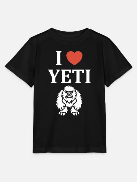 Yeti - Stanley/Stella Kinder T-Shirt MINI CREATOR  - Schwarz
