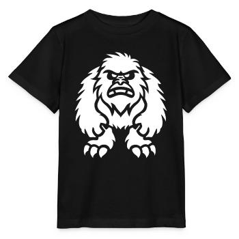 Yeti - Stanley/Stella Kinder T-Shirt MINI CREATOR  - Schwarz - Vorne - Mikhail (115cm)