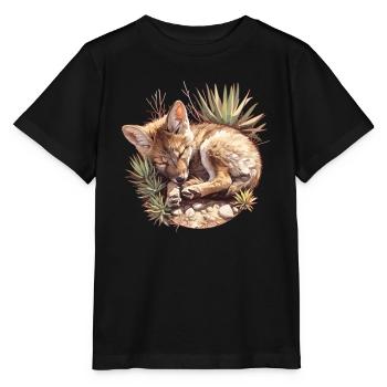Coyotes Coyote - Stanley/Stella MINI CREATOR Kids’ T-Shirt - black - Front - Mikhail (115cm)