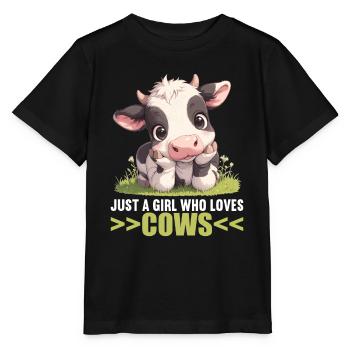 Cows Cow - Stanley/Stella MINI CREATOR Kids’ T-Shirt - black - Front - Mikhail (115cm)