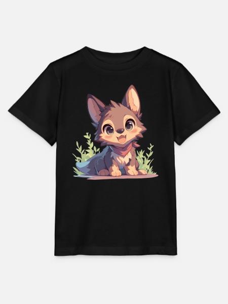 Kojoten Kojote - Stanley/Stella Kinder T-Shirt MINI CREATOR - Schwarz