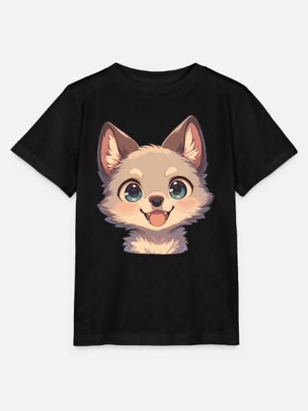 Kojoten Kojote - Stanley/Stella Kinder T-Shirt MINI CREATOR - Schwarz
