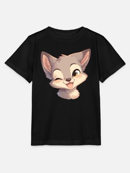 Kojoten Kojote - Stanley/Stella Kinder T-Shirt MINI CREATOR - Schwarz
