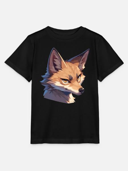 Kojoten Kojote - Stanley/Stella Kinder T-Shirt MINI CREATOR - Schwarz