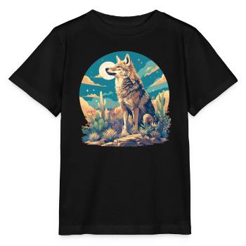 Coyotes Coyote - Stanley/Stella MINI CREATOR Kids’ T-Shirt - black - Front - Mikhail (115cm)