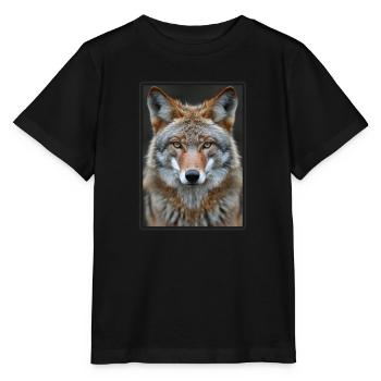 Coyotes Coyote - Stanley/Stella MINI CREATOR Kids’ T-Shirt - black - Front - Mikhail (115cm)