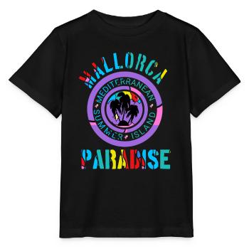 siebzehntes Bundesland Mallorca Palma - Stanley/Stella Kinder T-Shirt MINI CREATOR  - Schwarz - Vorne - Mikhail (115cm)
