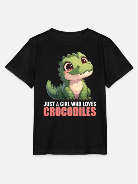 Krokodile Krokodil - Stanley/Stella Kinder T-Shirt MINI CREATOR - Schwarz
