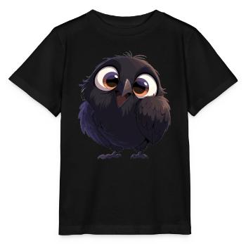 Crows Crow - Stanley/Stella MINI CREATOR Kids’ T-Shirt - black - Front - Mikhail (115cm)