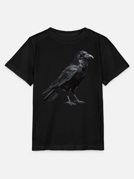 Krähen Krähe - Stanley/Stella Kinder T-Shirt MINI CREATOR - Schwarz