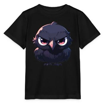Crows Crow - Stanley/Stella MINI CREATOR Kids’ T-Shirt - black - Front - Mikhail (115cm)