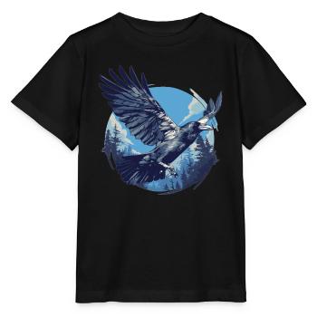 Crows Crow - Stanley/Stella MINI CREATOR Kids’ T-Shirt - black - Front - Mikhail (115cm)