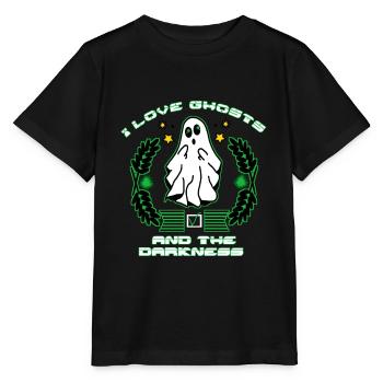Ich liebe Geister und die Dunkelheit - Stanley/Stella Kinder T-Shirt MINI CREATOR  - Schwarz - Vorne - Mikhail (115cm)