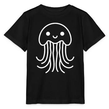 Jellyfish - Stanley/Stella MINI CREATOR Kids’ T-Shirt - black - Front - Mikhail (115cm)