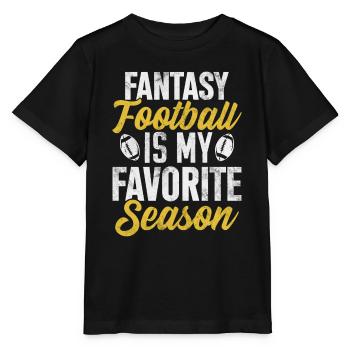 Fantasy Football ist meine Lieblingssaison Lustige FFL - Stanley/Stella Kinder T-Shirt MINI CREATOR  - Schwarz - Vorne - Mikhail (115cm)