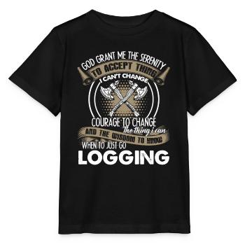 Logger Just Go Logging - Stanley/Stella MINI CREATOR Kids’ T-Shirt - black - Front - Mikhail (115cm)