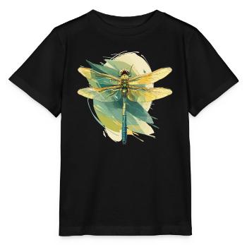 Libellules Libellule - T-shirt bio MINI CREATOR Stanley/Stella Enfant - noir - Devant - Mikhail (115cm)