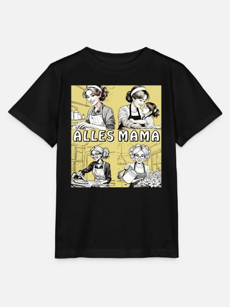 FRAU HAUSARBEIT ALLES MAMA - Stanley/Stella Kinder T-Shirt MINI CREATOR  - Schwarz