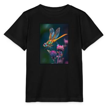 Libellules Libellule - T-shirt bio MINI CREATOR Stanley/Stella Enfant - noir - Devant - Mikhail (115cm)