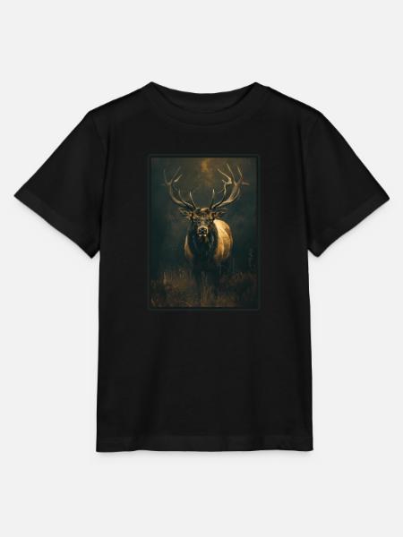 Elche Elch - Stanley/Stella Kinder T-Shirt MINI CREATOR  - Schwarz