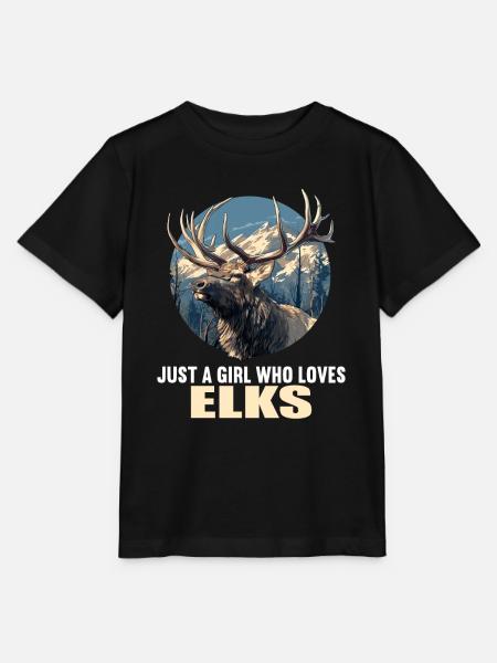 Elche Elch - Stanley/Stella Kinder T-Shirt MINI CREATOR  - Schwarz