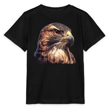 Faucon Faucon - T-shirt bio MINI CREATOR Stanley/Stella Enfant - noir - Devant - Mikhail (115cm)