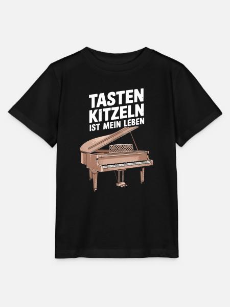 Klavier Piano Spieler Konzertflügel Pianist - Stanley/Stella Kinder T-Shirt MINI CREATOR  - Schwarz