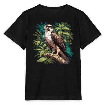 Faucon Faucon - T-shirt bio MINI CREATOR Stanley/Stella Enfant - noir - Devant - Mikhail (115cm)